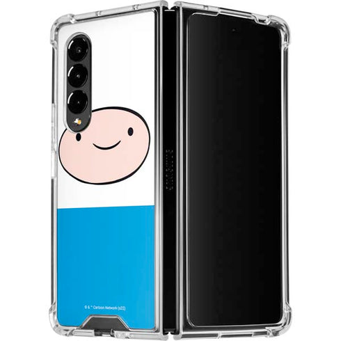 Adult Swim Adventure Time Finn Mertens Galaxy Z Fold4 5G Clear Case