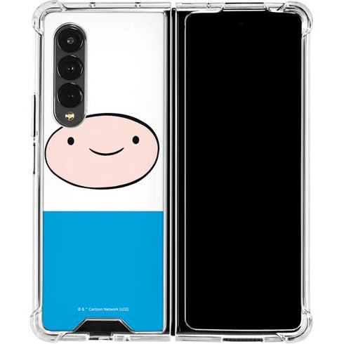 Adult Swim Adventure Time Finn Mertens Galaxy Z Fold4 5G Clear Case