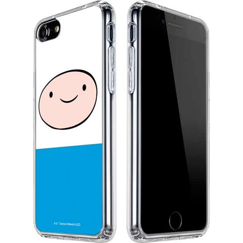 Adult Swim Adventure Time Finn Mertens iPhone SE (2nd & 3rd Gen) Clear Case