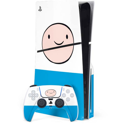 Adult Swim Adventure Time Finn Mertens PS5 Slim Disk Bundle Skin
