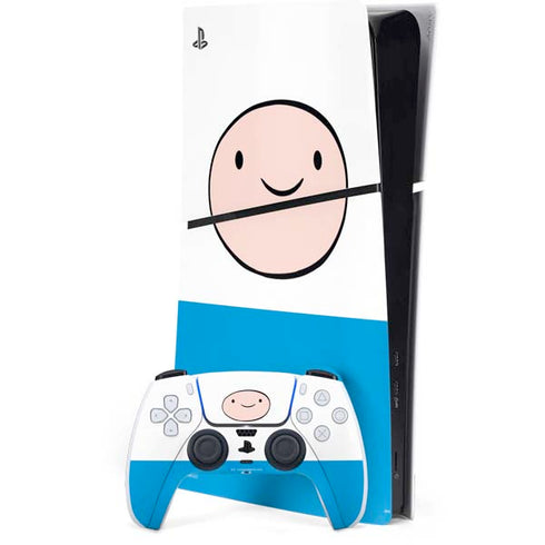Adult Swim Adventure Time Finn Mertens PS5 Slim Digital Edition Console Skin