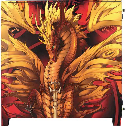 Ruth Thompson Fire Dragon Corsair 4000D Tempered Glass Mid-Tower ATX Case Skin