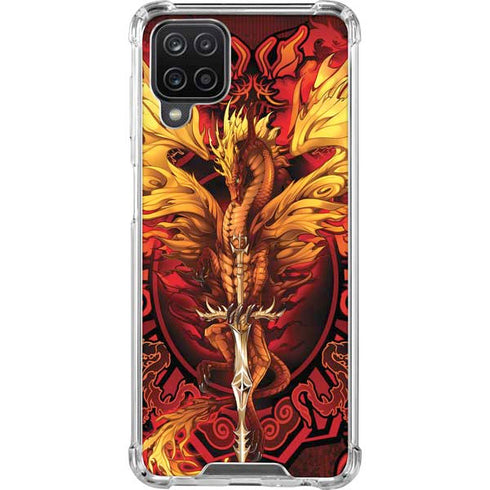 Ruth Thompson Fire Dragon Galaxy A12 Clear Case