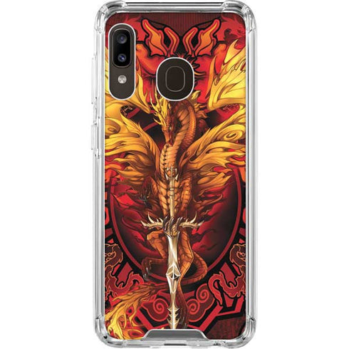 Ruth Thompson Fire Dragon Galaxy A30 Clear Case