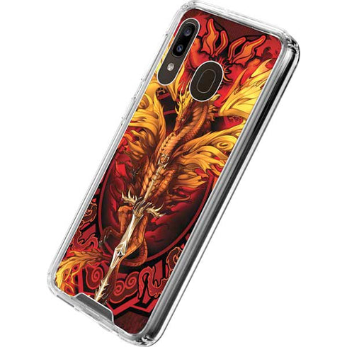 Ruth Thompson Fire Dragon Galaxy A30 Clear Case