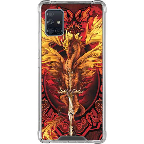 Ruth Thompson Fire Dragon Galaxy A51 5G Clear Case