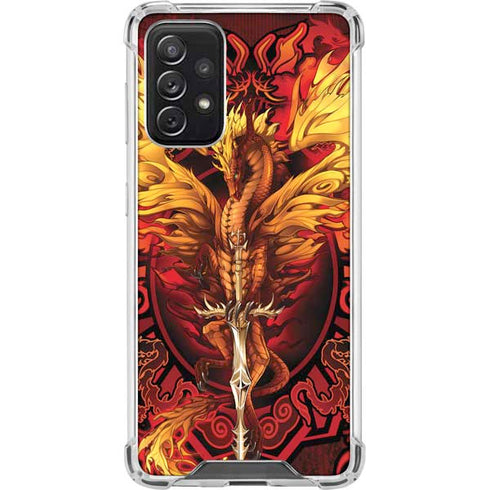 Ruth Thompson Fire Dragon Galaxy A72 5G Clear Case