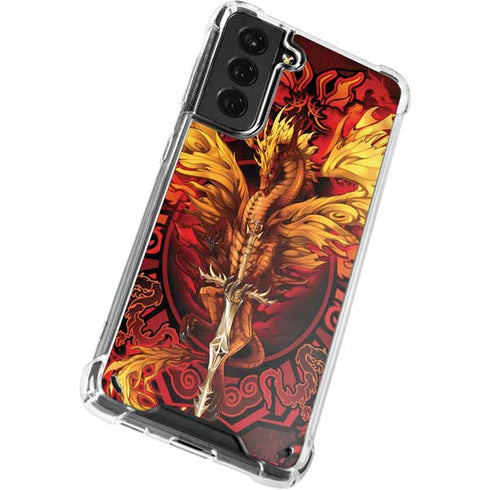 Ruth Thompson Fire Dragon Galaxy S21 5G Clear Case