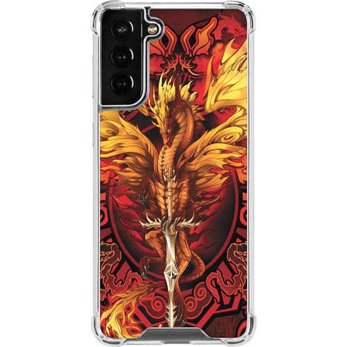 Ruth Thompson Fire Dragon Galaxy S21 FE Clear Case