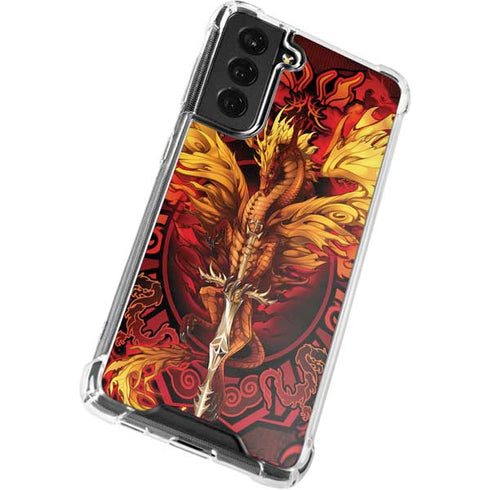 Ruth Thompson Fire Dragon Galaxy S22 Plus Clear Case