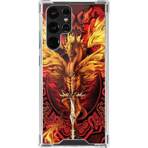 Ruth Thompson Fire Dragon Galaxy S22 Ultra Clear Case
