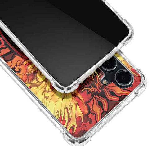 Fire Dragon by Ruth Thompson Galaxy S23 FE Clear Case