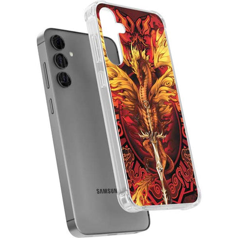 Fire Dragon by Ruth Thompson Galaxy S24 Plus Clear Case