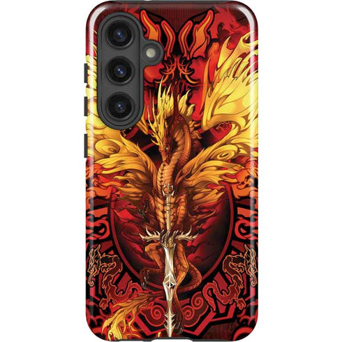 Fire Dragon by Ruth Thompson Galaxy S24 Plus Impact Case