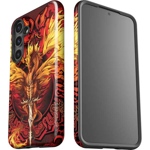 Fire Dragon by Ruth Thompson Galaxy S24 Plus Impact Case