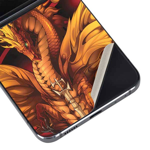 Fire Dragon by Ruth Thompson Galaxy Z Flip5 5G Skin