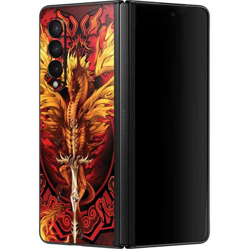 Ruth Thompson Fire Dragon Galaxy Z Fold3 5G Skin