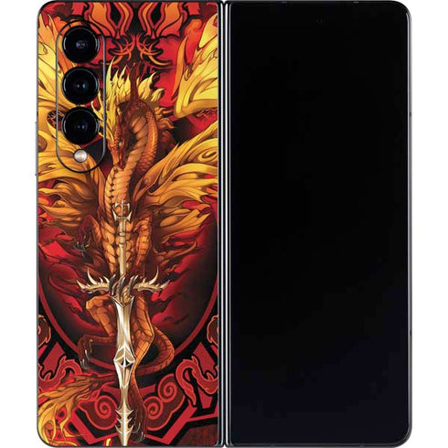 Ruth Thompson Fire Dragon Galaxy Z Fold4 5G Skin