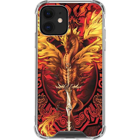 Ruth Thompson Fire Dragon iPhone 12 Clear Case