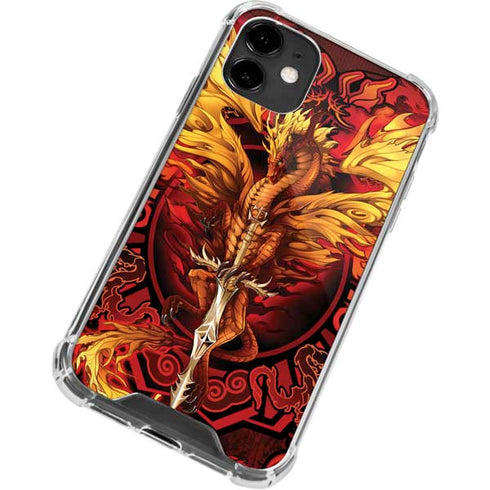 Ruth Thompson Fire Dragon iPhone 12 Clear Case