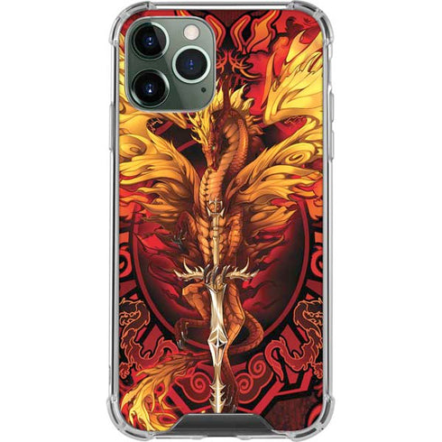 Ruth Thompson Fire Dragon iPhone 12 Pro Clear Case