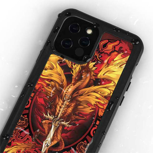 Ruth Thompson Fire Dragon iPhone 12 Pro Waterproof Case