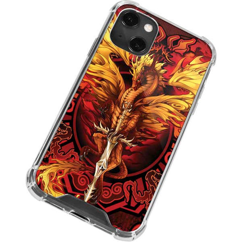 Ruth Thompson Fire Dragon iPhone 13 Mini Clear Case
