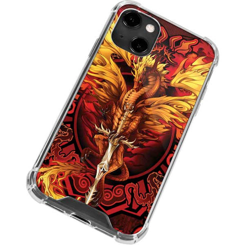 Ruth Thompson Fire Dragon iPhone 14 Clear Case