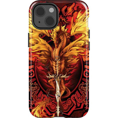 Ruth Thompson Fire Dragon iPhone 14 Impact Case