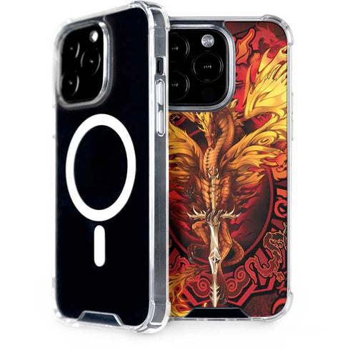 Fire Dragon by Ruth Thompson iPhone 15 Pro MagSafe Case