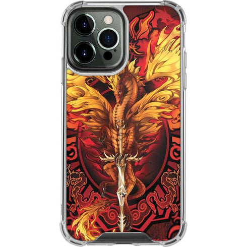 Ruth Thompson Fire Dragon iPhone 14 Pro Max Clear Case
