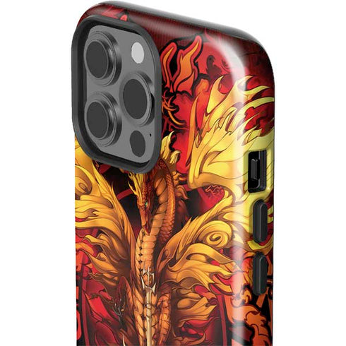 Fire Dragon by Ruth Thompson iPhone 15 Pro Max Impact Case