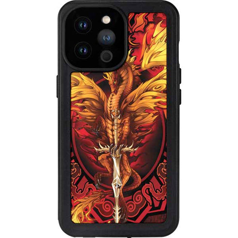 Ruth Thompson Fire Dragon iPhone 14 Pro Max Waterproof Case