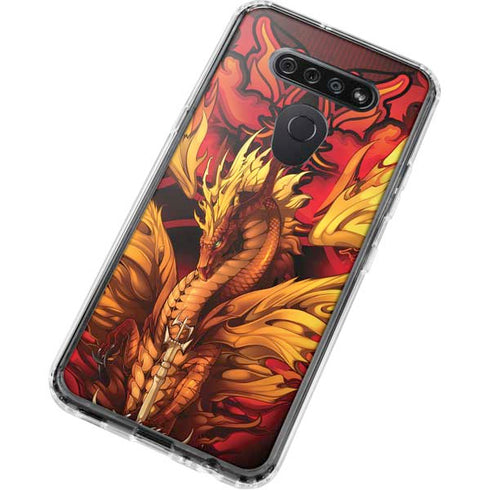 Fire Dragon by Ruth Thompson LG K51/Q51 Clear Case