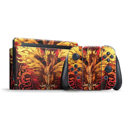 Ruth Thompson Fire Dragon Nintendo Switch Bundle Skin