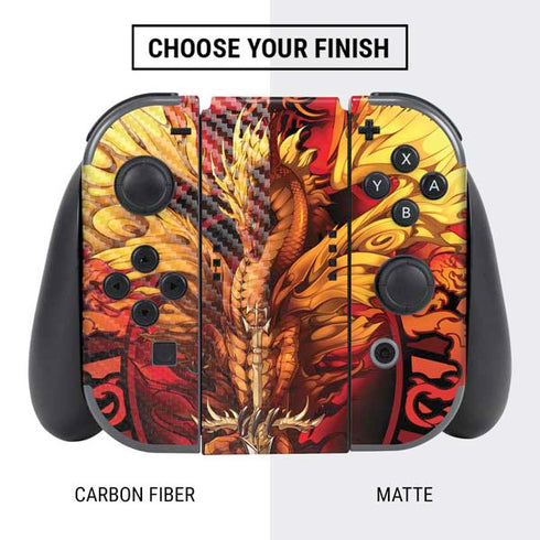 Ruth Thompson Fire Dragon Nintendo Switch Bundle Skin