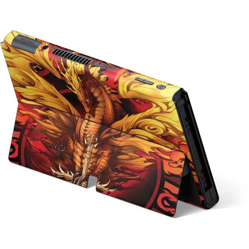 Ruth Thompson Fire Dragon Nintendo Switch OLED (2021) Skin