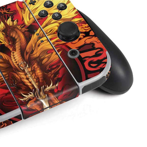 Ruth Thompson Fire Dragon Nintendo Switch OLED (2021) Skin