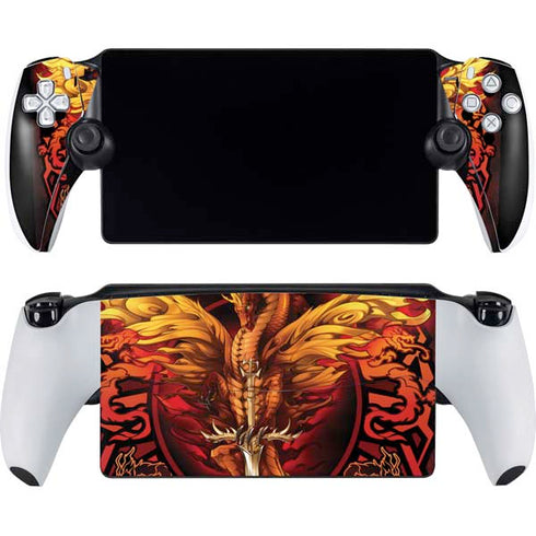 Fire Dragon by Ruth Thompson PlayStation Portal Remote Player Skin