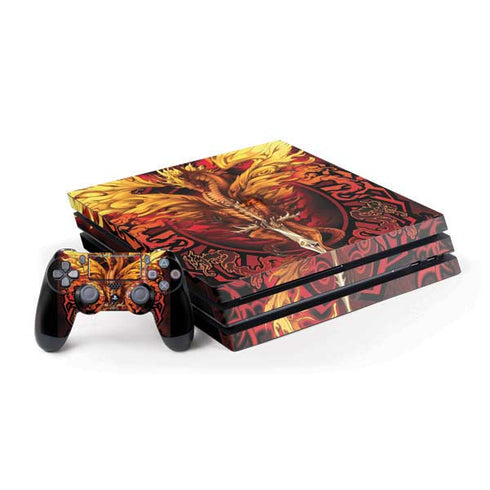 Ruth Thompson Fire Dragon PS4 Pro Bundle Skin