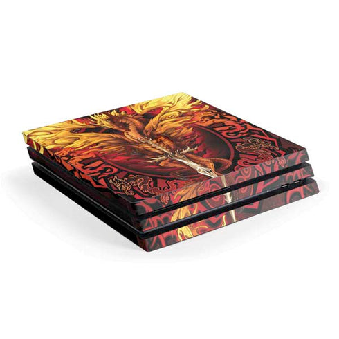 Ruth Thompson Fire Dragon PS4 Pro Console Skin