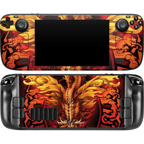 Ruth Thompson Fire Dragon Steam Deck Handheld Gaming Computer Skin