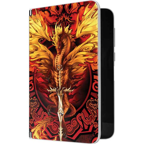 Ruth Thompson Fire Dragon Surface Duo Skin