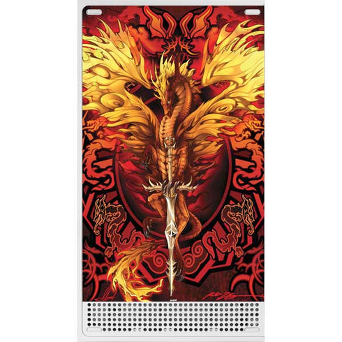 Ruth Thompson Fire Dragon Xbox Series S Console Skin