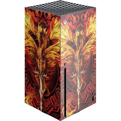Ruth Thompson Fire Dragon Xbox Series X Console Skin