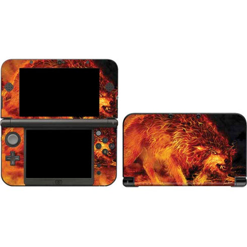 Tom Wood Fire Stalker Wolf 3DS XL 2015 Skin