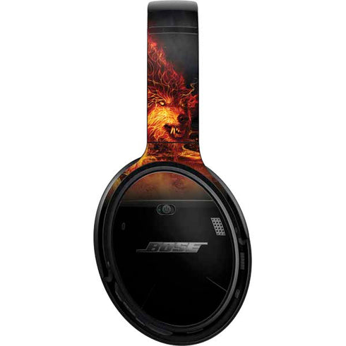 Tom Wood Fire Stalker Wolf Bose QuietComfort 35 II Headphones Skin