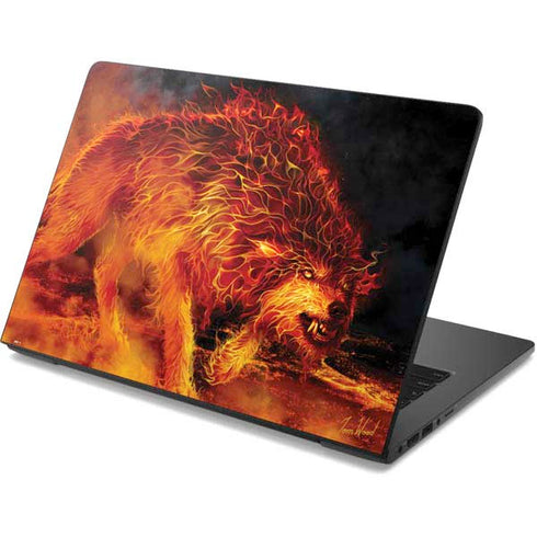 Tom Wood Fire Stalker Wolf Dell Chromebook Skin