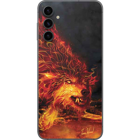 Tom Wood Fire Stalker Wolf Galaxy A14 5G Skin