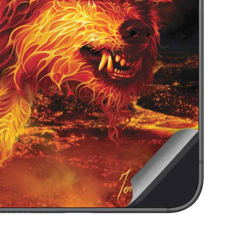 Tom Wood Fire Stalker Wolf Galaxy A14 5G Skin